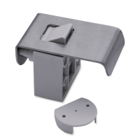 RV-Labs® stainless steel finger pull latch (catch lock) 42mm width - stainless steel brushed