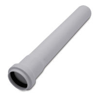 Tube HT DN 40, blanc, 250 mm
